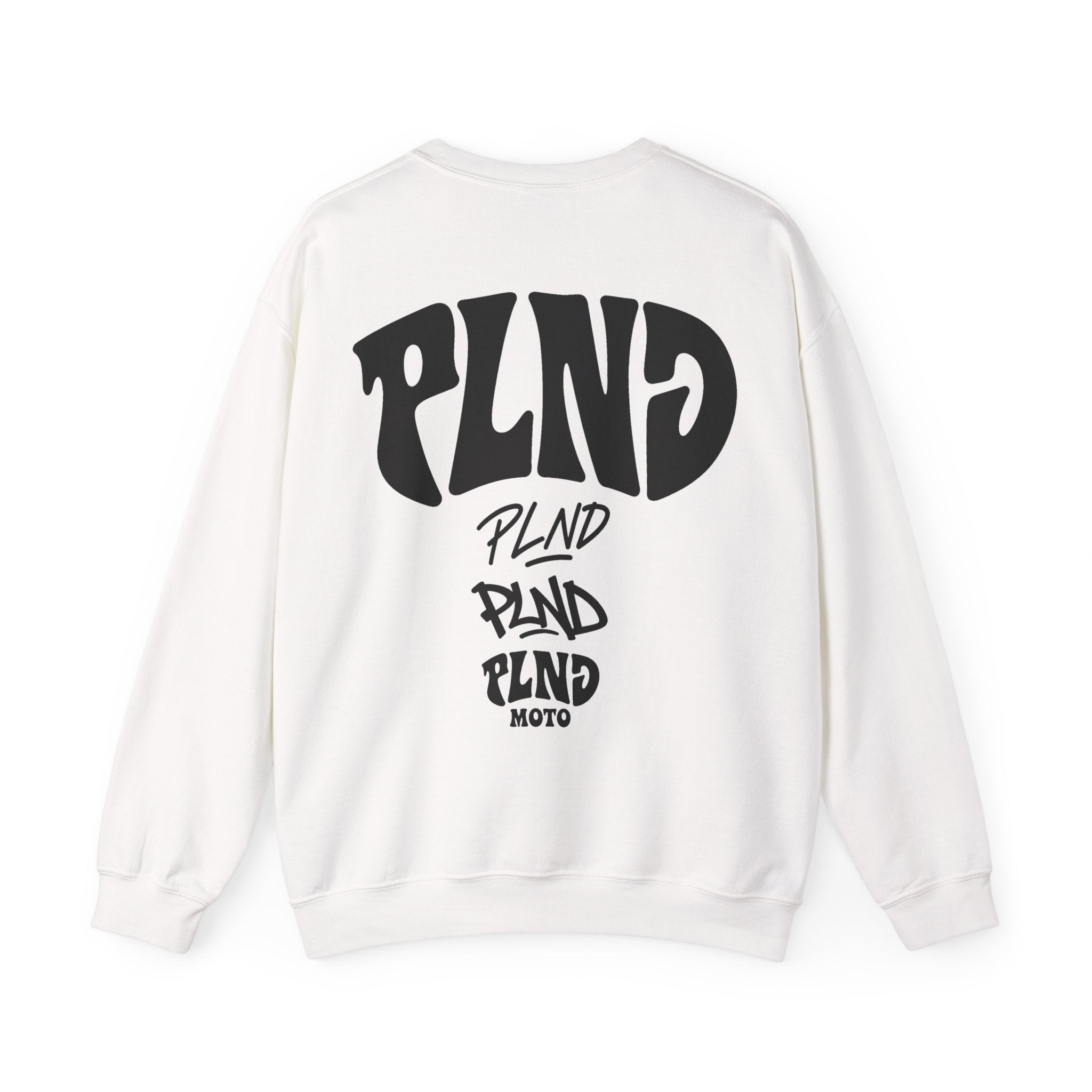 Bluza Bez Kaptura PLND Multi Logo - Biała