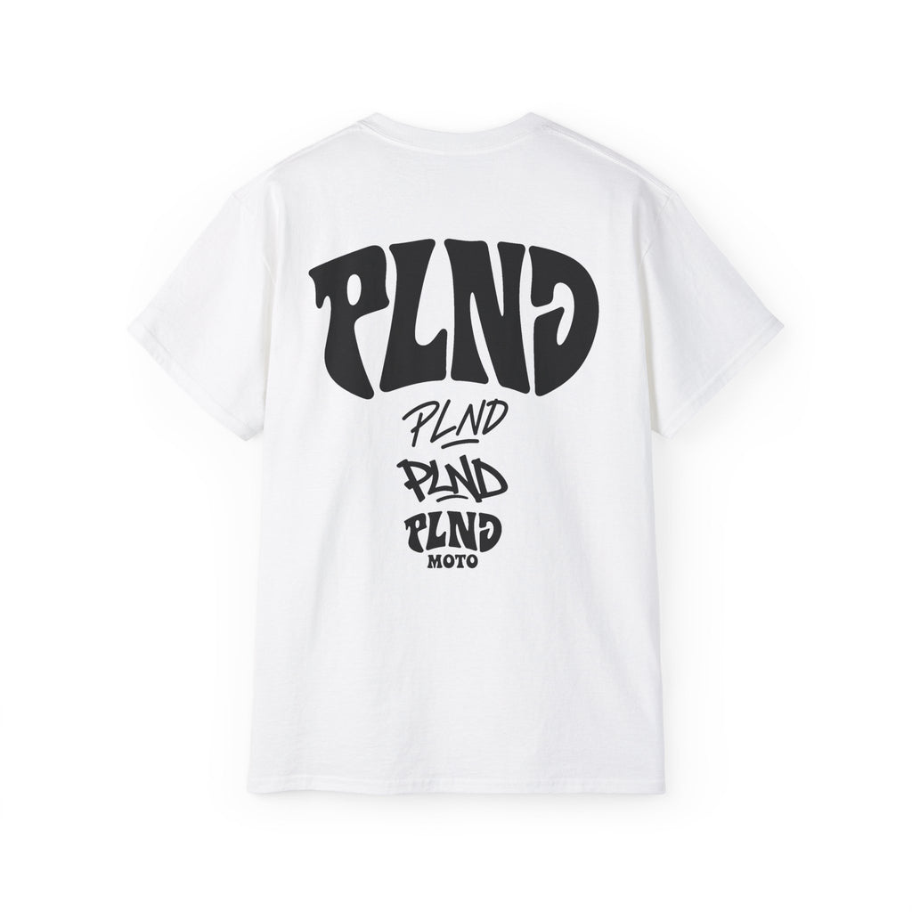 koszulka PLND multi logo biała
