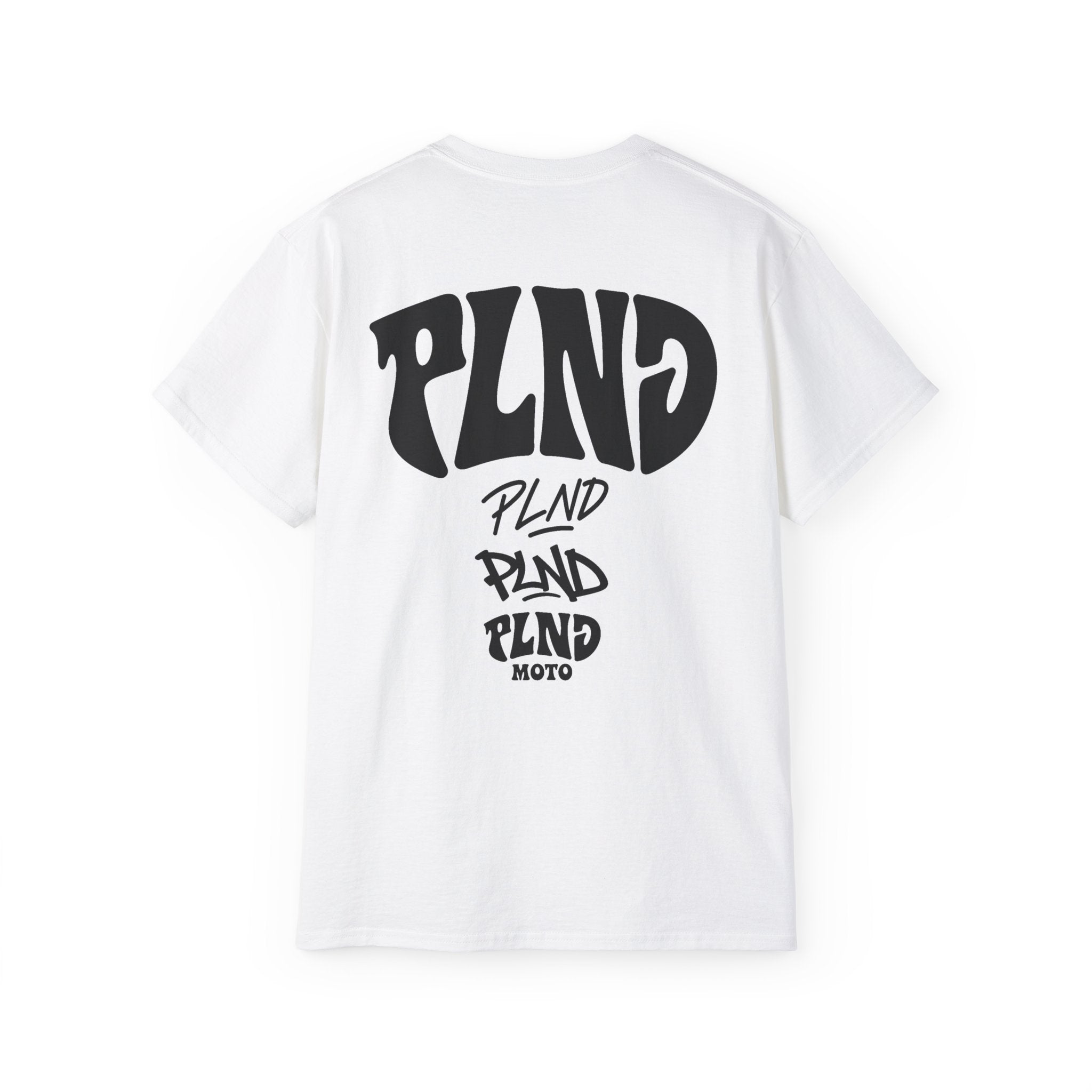 koszulka PLND multi logo biała