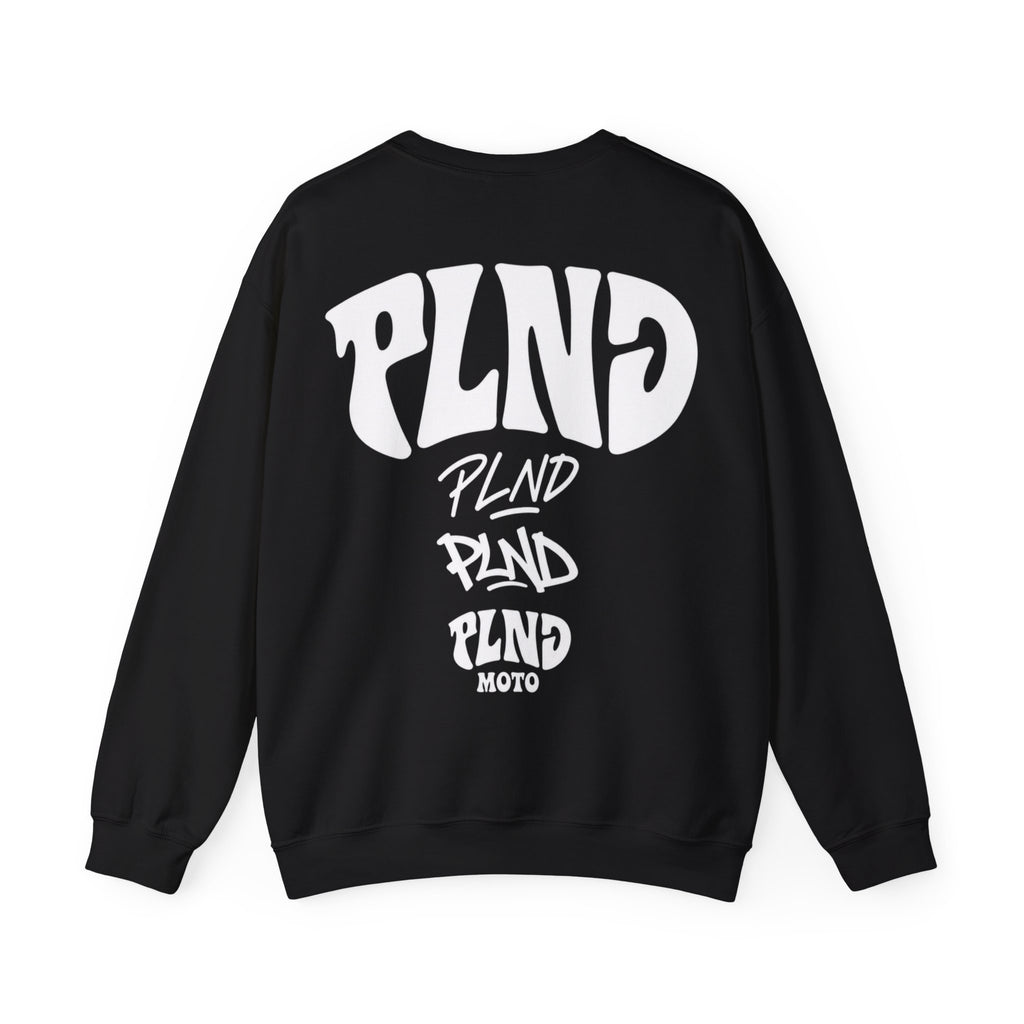 Bluza Bez Kaptura PLND Multi Logo - Czarna