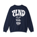 Bluza Bez Kaptura PLND Multi Logo - Niebieska
