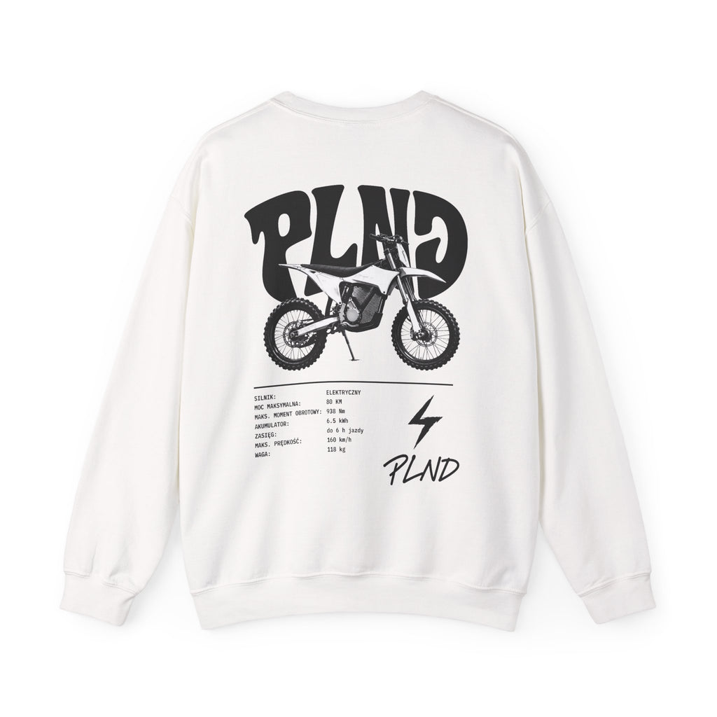 Bluza Bez Kaptura PLND Starkvarg - Biała