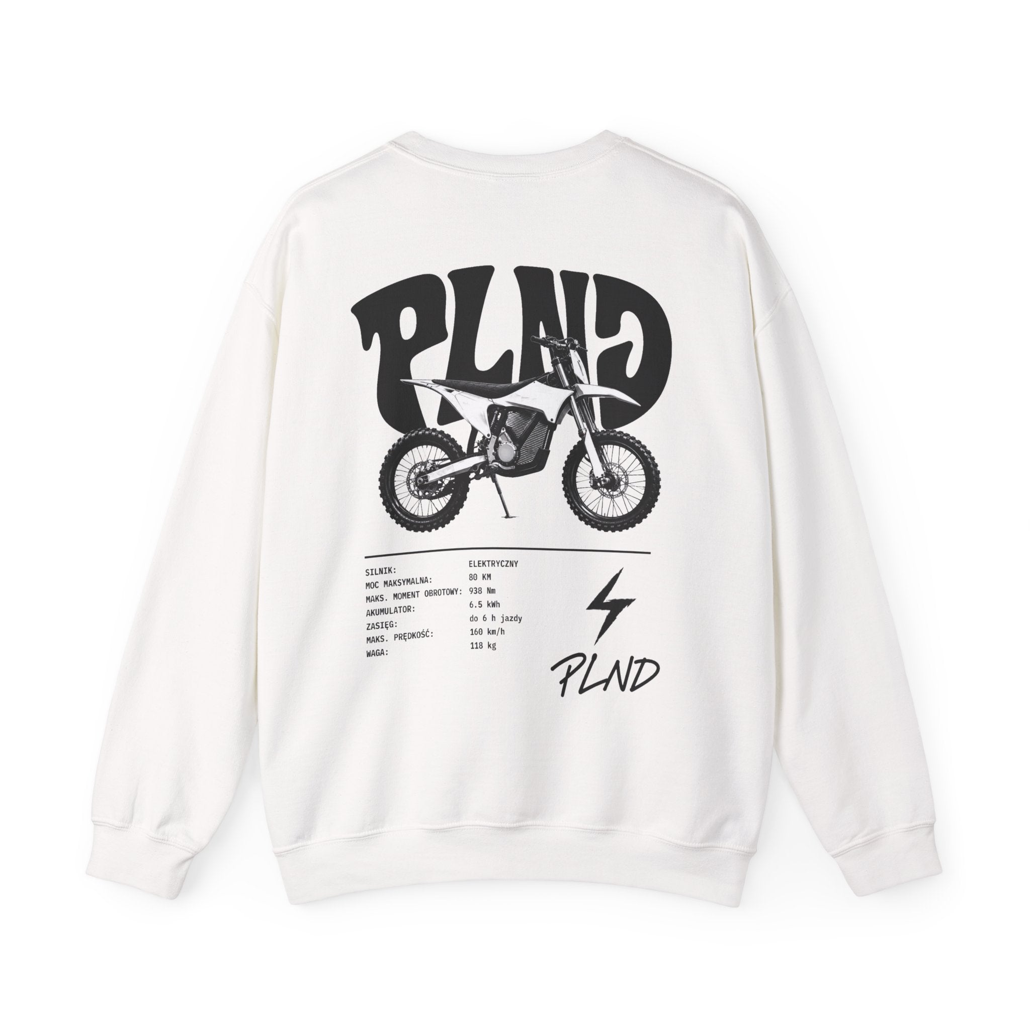 Bluza Bez Kaptura PLND Starkvarg - Biała